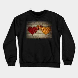 two hearts Crewneck Sweatshirt